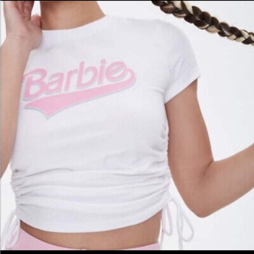Barbie Ruched Forever 21 Limited Edition Crop Top